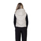 Morgan De Toi Cream Polyethylene Sleveless Jacket
