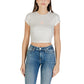Calvin Klein Jeans Cream Cotton T-Shirt
