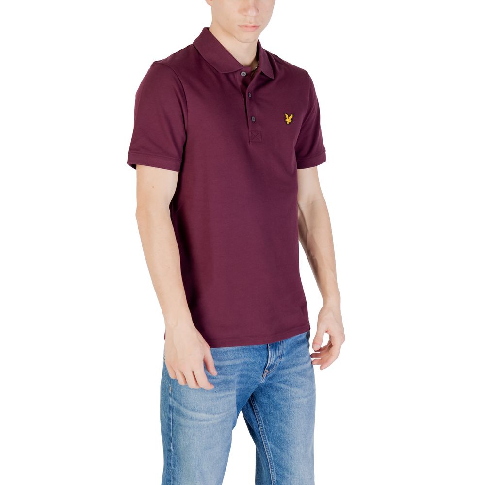 Lyle & Scott Bordeaux Cotton Polo Shirt