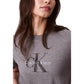 Calvin Klein Jeans Gray Cotton T-Shirt