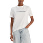 Calvin Klein Jeans White Cotton T-Shirt