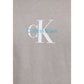 Calvin Klein Jeans Gray Cotton Hoodie