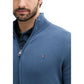 Tommy Hilfiger Blue Cotton Cardigan