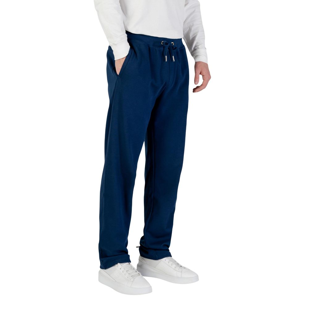 Tommy Hilfiger Blue Recycled Cotton Joggers (Workout Pants)