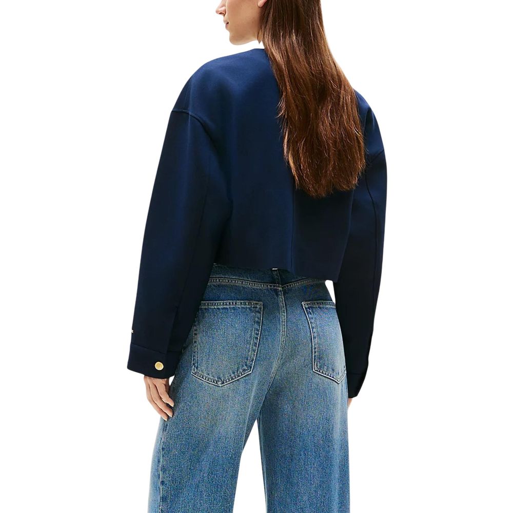 Tommy Hilfiger Blue Viscose Blazer