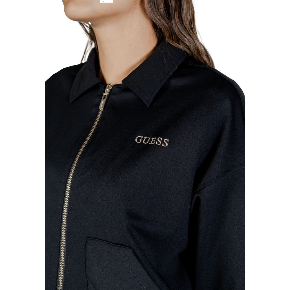 Guess Active Black Polyamide Sweatshirt