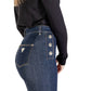 Guess Blue Cotton Bootcut Jeans