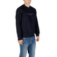Armani Exchange Blue Cotton Sweatshirt