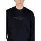 Armani Exchange Blue Cotton Sweatshirt