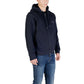 Armani Exchange Blue Cotton Hoodie