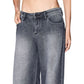 Armani Exchange Gray Cotton Relaxed Fit Jeans