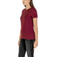 Armani Exchange Bordeaux Cotton T-Shirt