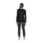 Armani Exchange Black Cotton Long Sleeve T-Shirt