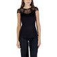 Morgan De Toi Black Viscose Blouse