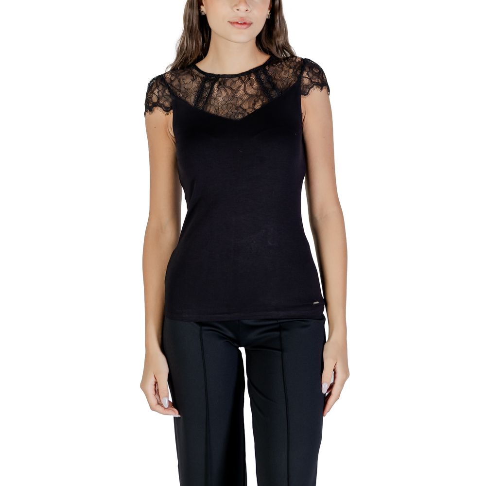 Morgan De Toi Black Viscose Blouse