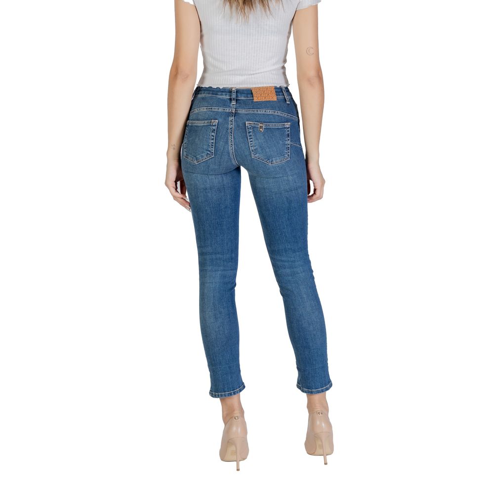 Liu Jo Blue Cotton Mom Jeans