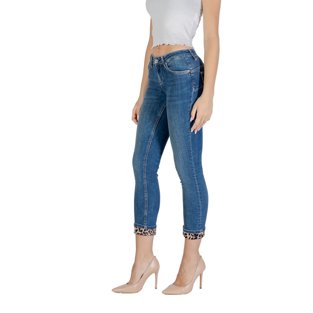 Liu Jo Blue Cotton Mom Jeans