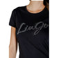 Liu Jo Black Cotton T-Shirt