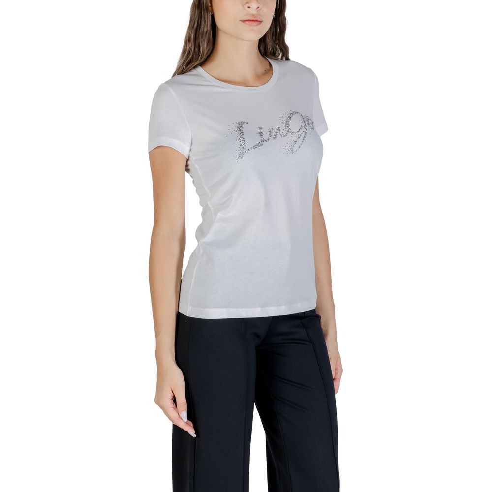 Liu Jo Bicolor Cotton T-Shirt