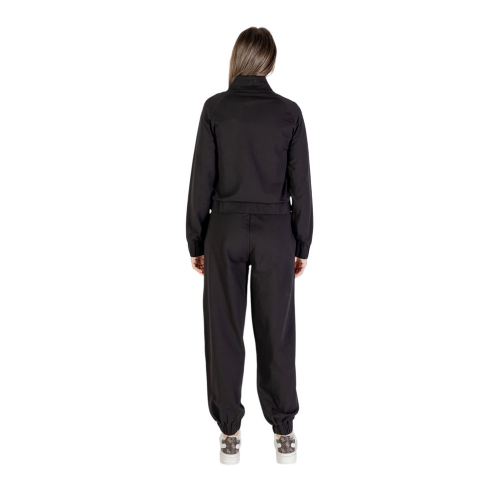 EA7 Emporio Armani Black Cotton Tracksuit