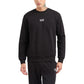EA7 Emporio Armani Black Cotton Sweatshirt