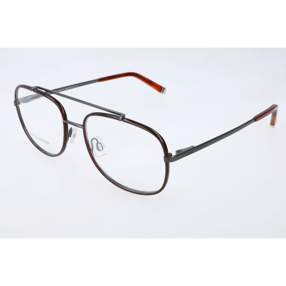 Dsquared² Brown Metal Glasses (Frames)
