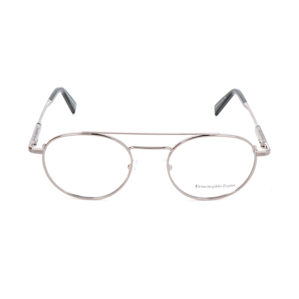 Ermenegildo Zegna Gray Metal Glasses (Frames)