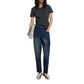 Desigual Blue Cotton Boyfriend Jeans