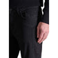 Jeckerson Black Cotton Skinny Pants