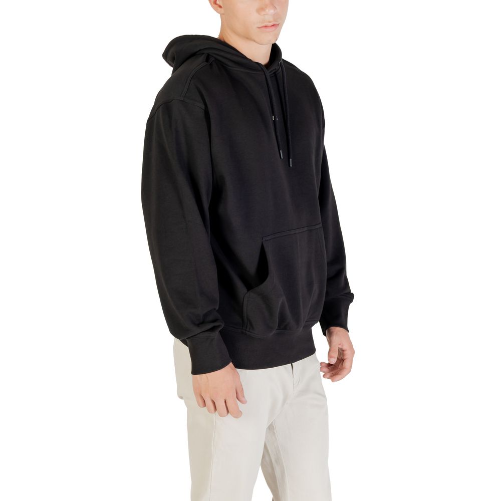 Hugo Boss Black Cotton Hoodie