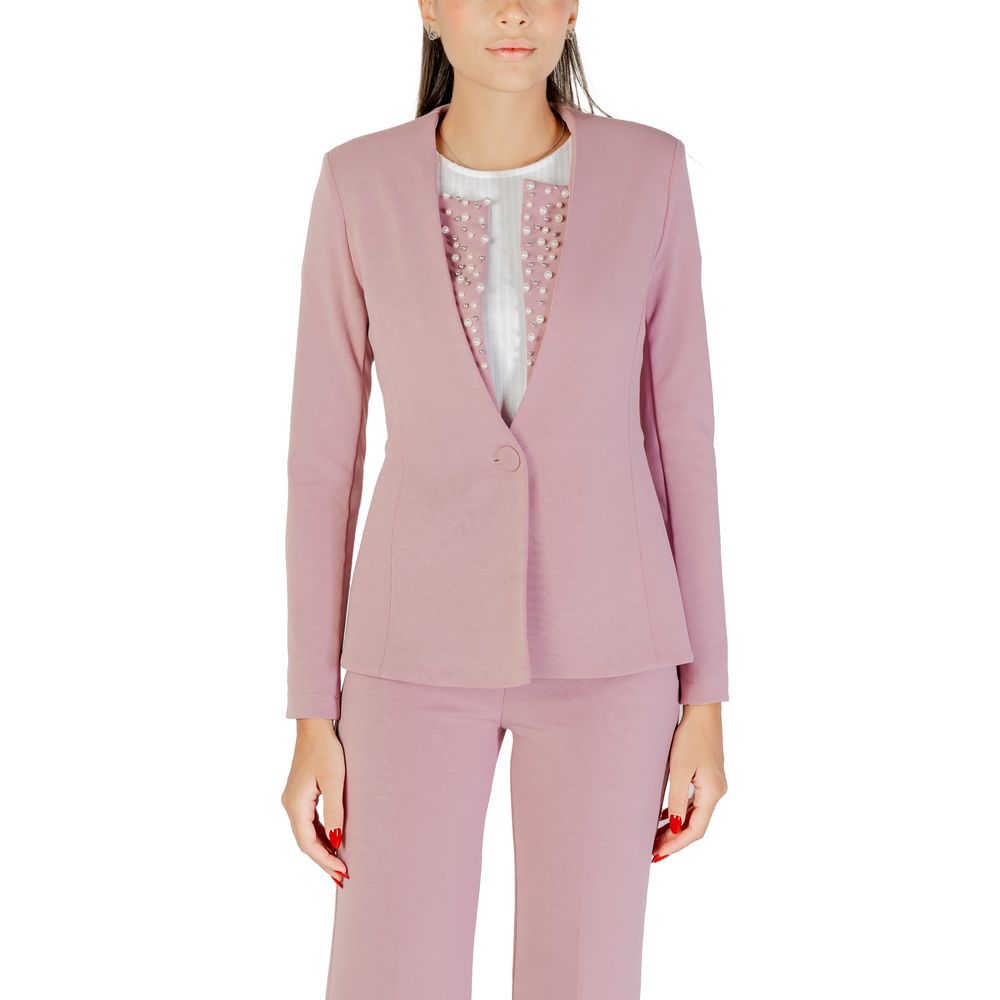 Rinascimento Multicolor Polyester Blazer