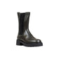 Calvin Klein Jeans Gray Leather Ankle Boots