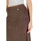 Liu Jo Brown Viscose Long Skirt