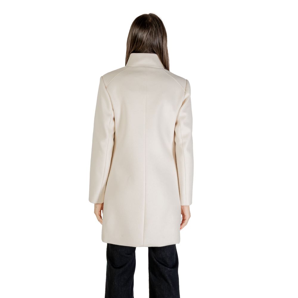 Liu Jo Cream Polyester Coat