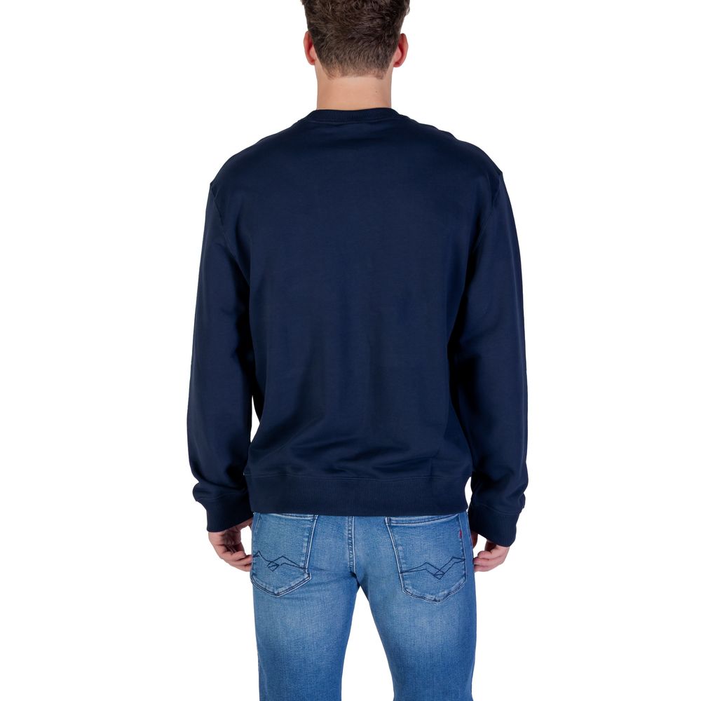 Calvin Klein Jeans Blue Cotton Sweatshirt