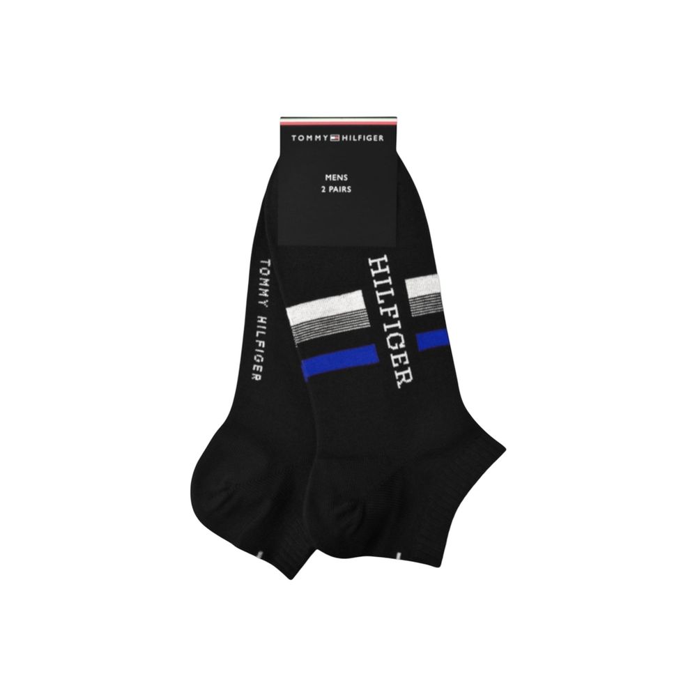 Tommy Hilfiger Black Cotton Socks