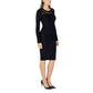 Morgan De Toi Black Viscose Midi Dress