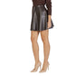 Only Brown Recycled Polyester Mini Skirt