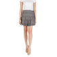 Only Brown Polyester Mini Skirt