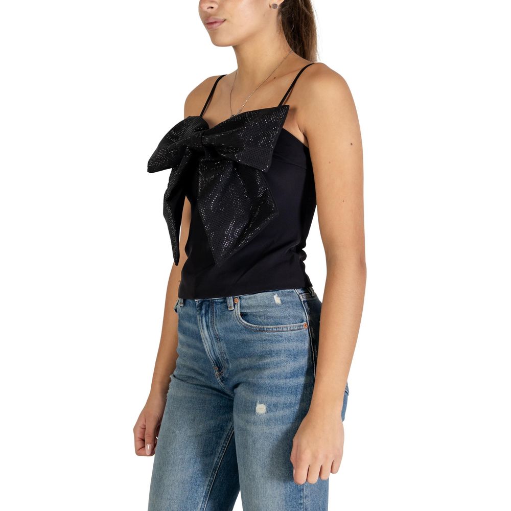 Only Black Polyester Top