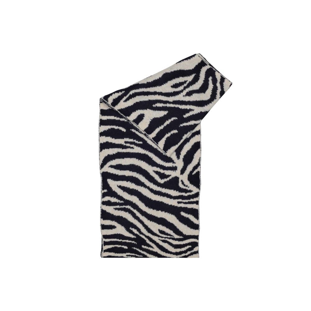 Pieces Blue Recycled Polyester Scarf