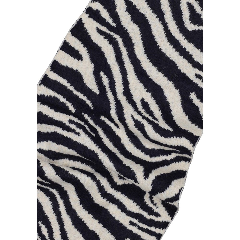 Pieces Blue Recycled Polyester Scarf