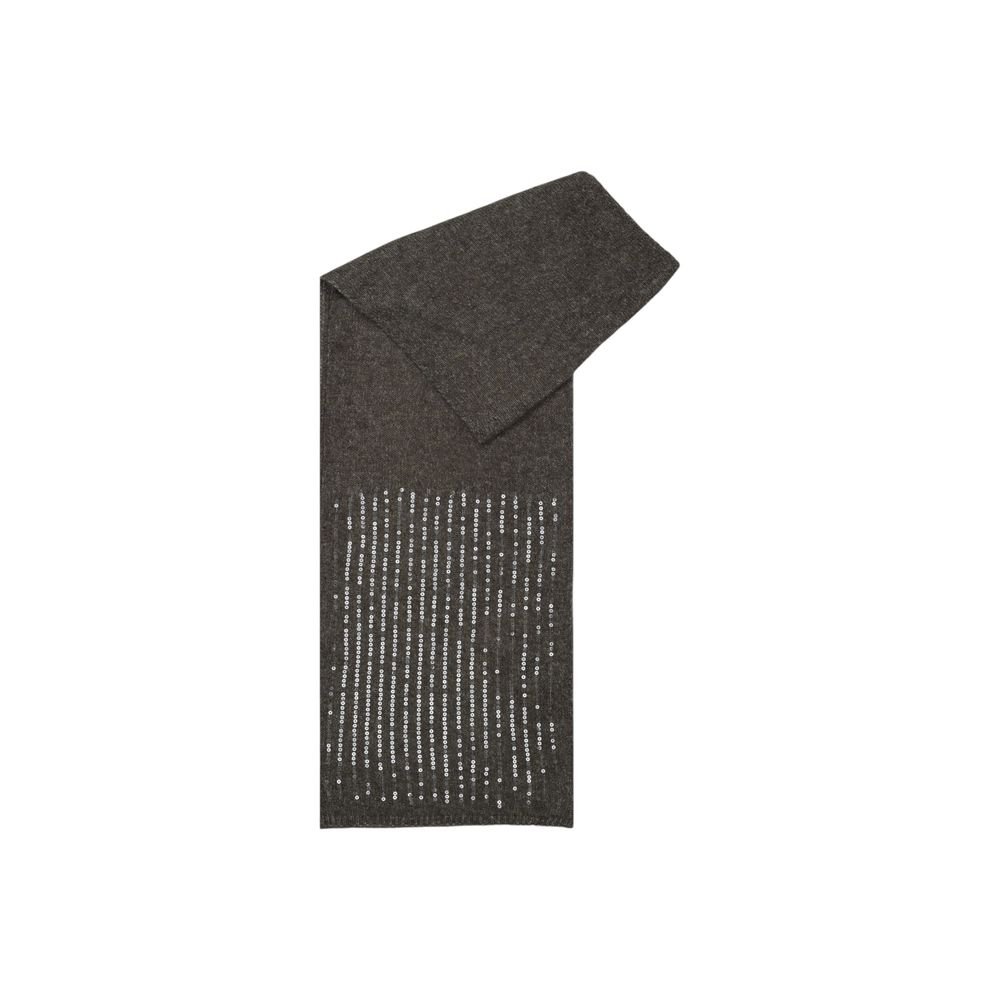 Pieces Bicolor Recycled Polyester Scarf