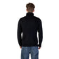 Gianni Lupo Black Marabou Turtleneck