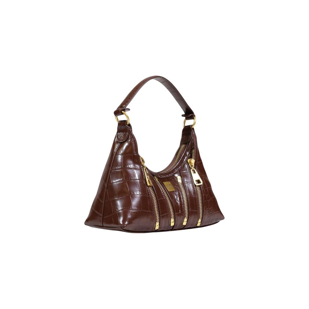 Replay Brown Polyester Handbag
