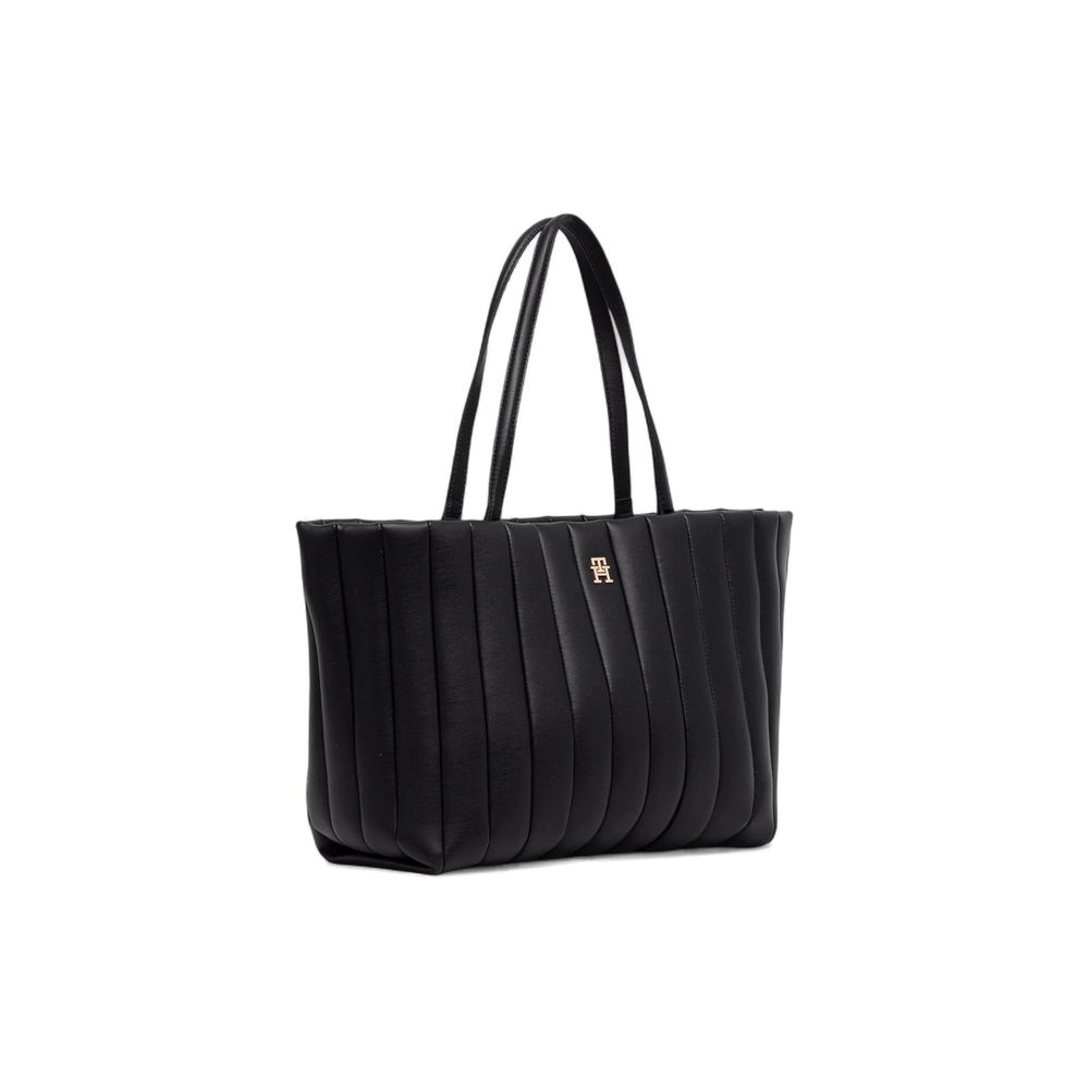 Tommy Hilfiger Black Polyethylene Handbag