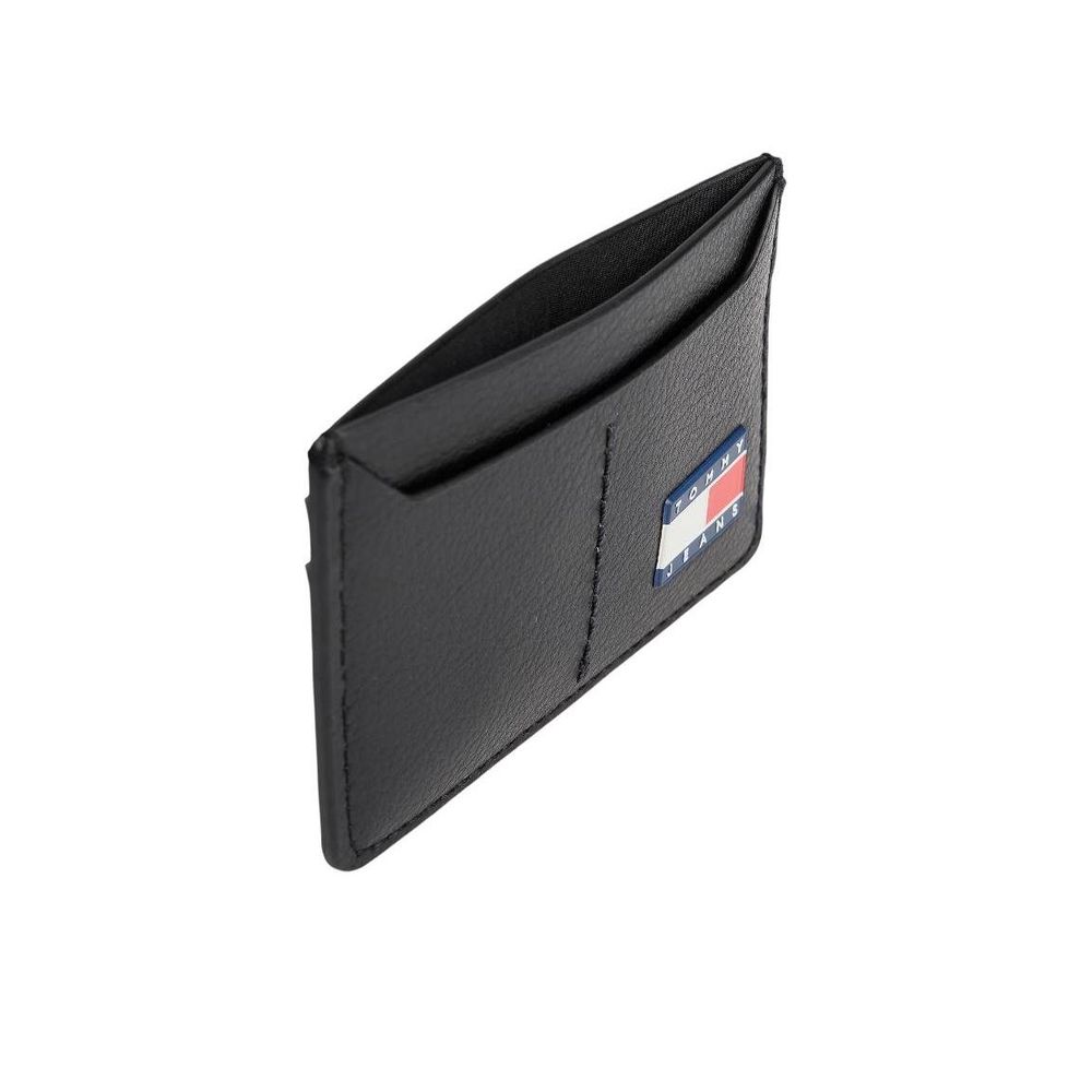 Tommy Hilfiger Jeans Black Leather Cardholder