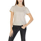 Tommy Hilfiger Jeans Beige Cotton T-Shirt