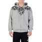 County of Milan Gray Cotton Hoodie