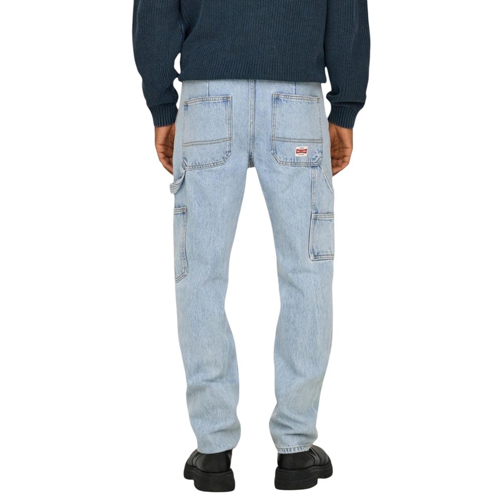 Only & Sons Blue Cotton Relaxed Fit Jeans